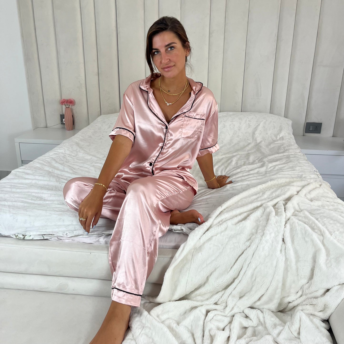 Pink pajama set