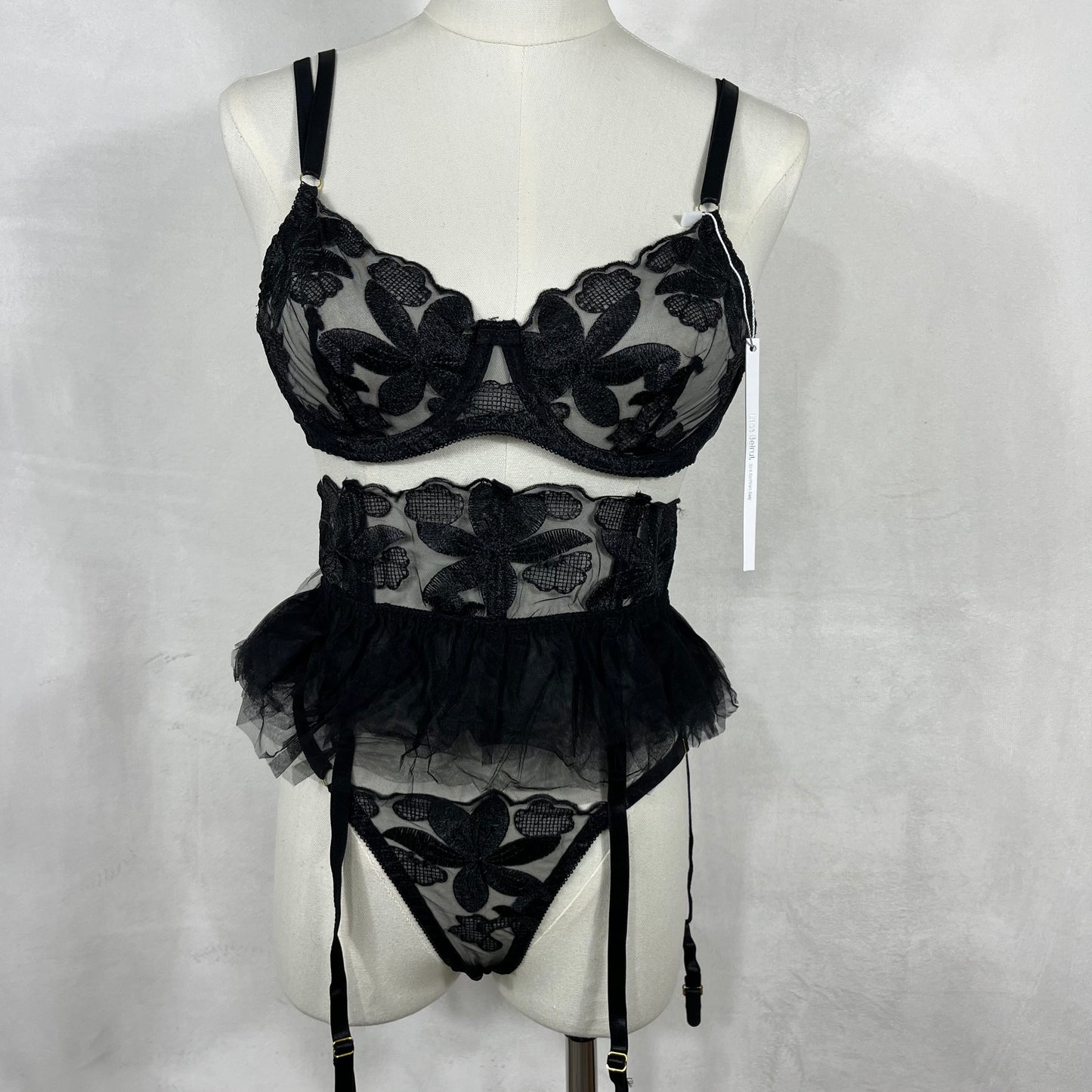 Tulle set (black)