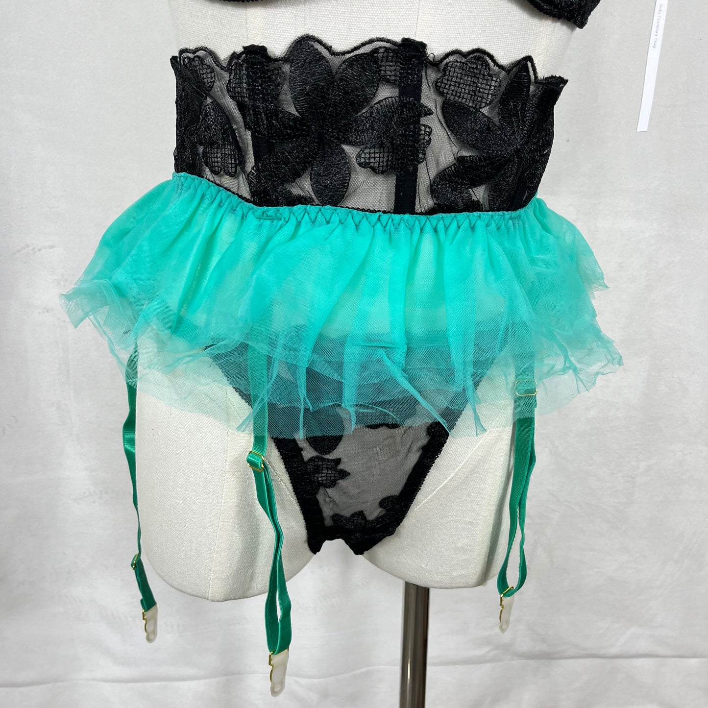 Tulle set (black&green)