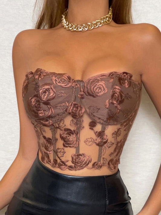 Brown corset