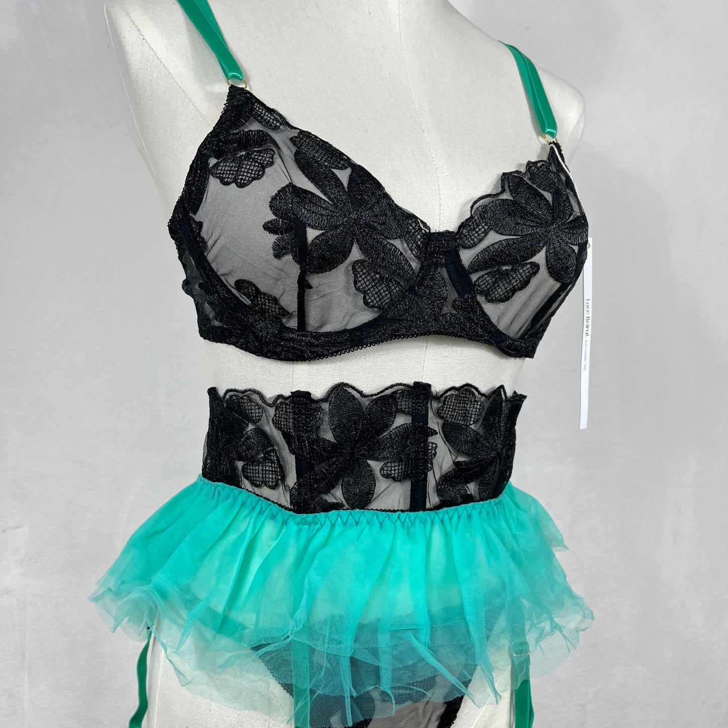 Tulle set (black&green)