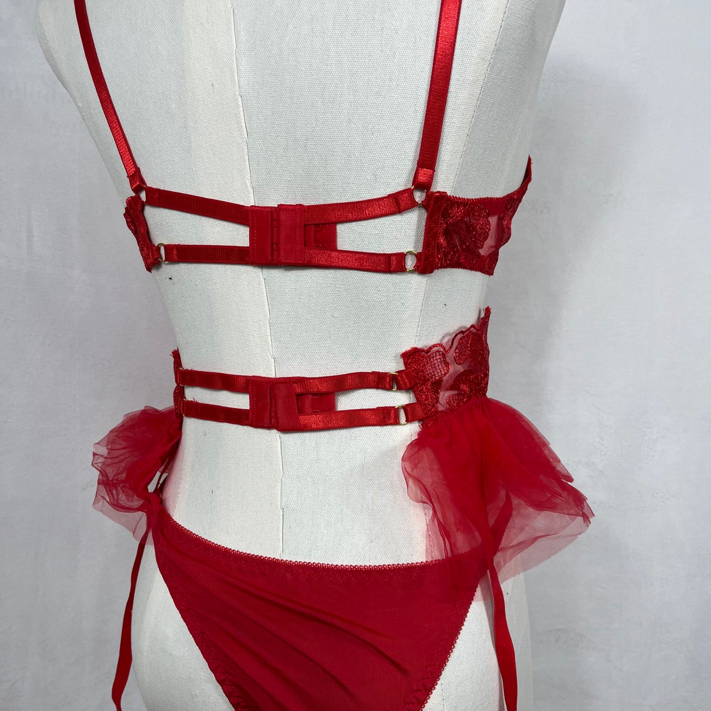 Tulle set (red)